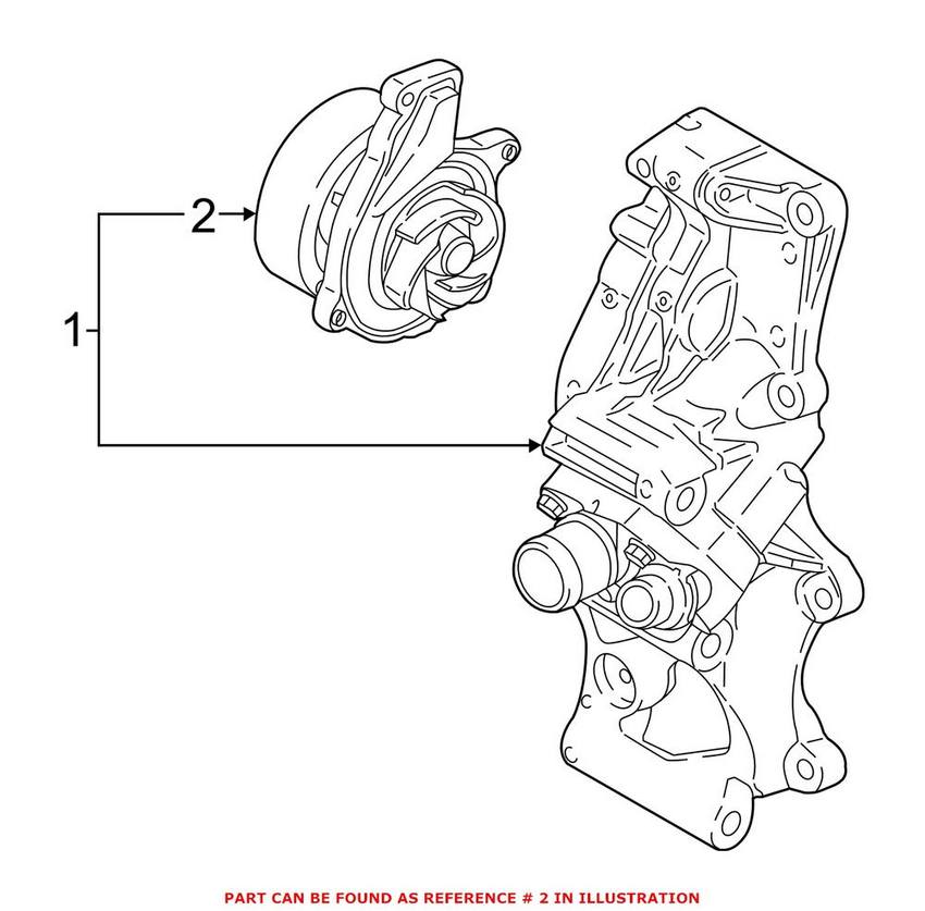 BMW Mini Engine Water Pump 11518623574